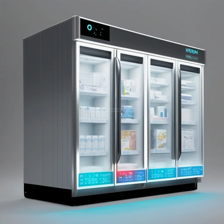 Abbildung eines KI-optimierten Gefrierschranks